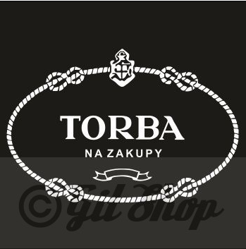 Torba bawełniana z nadrukiem TORBA NA ZAKUPY