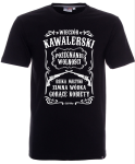 Koszulka WIECZÓR KAWALERSKI. POŻEGNANIE WOLNOŚCI. DZIKA MUZYKA, ZIMNA WÓDKA, GORĄCE KOBIETY