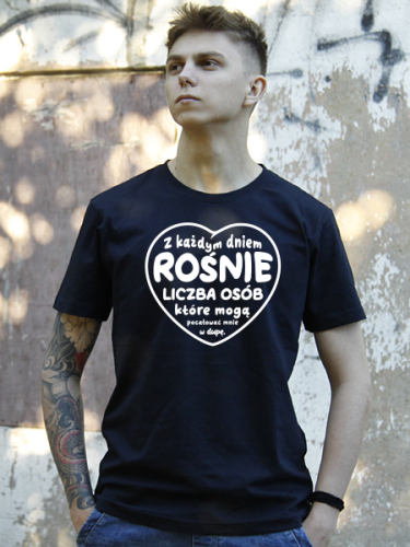Z KAŻDYM DNIEM, ROŚNIE LICZBA OSÓB, KTÓRE MOGĄ MNIE POCAŁOWAĆ W DUPĘ