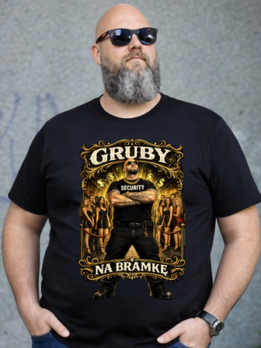 Koszulka dla chłopaka GRUBY NA BRAMKĘ