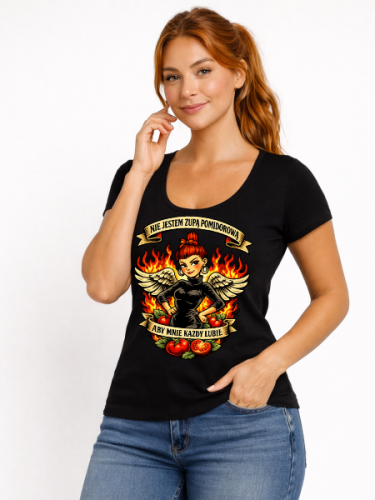 Koszulka NIE JESTEM ZUPĄ POMIDOROWĄ ABY MNIE KAŻDY LUBIŁ