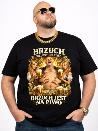 Koszulka dla chłopaka BRZUCH NIE JEST OD PIWA. BRZUCH JEST NA PIWO