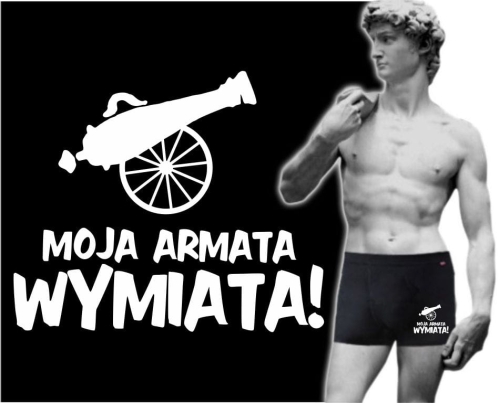 Bokserki męskie MOJA ARMATA WYMIATA