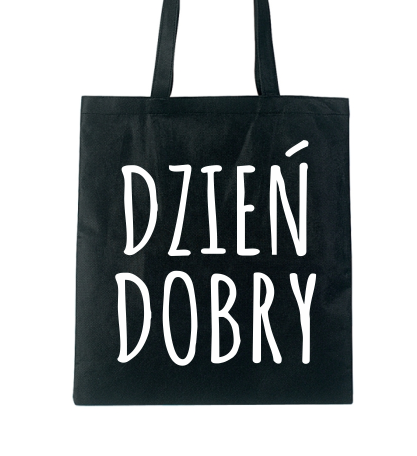 Torba bawełniana z nadrukiem DZIEŃ DOBRY