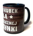 Twoje zdjęcie kubeczku czarnym z okienkiem