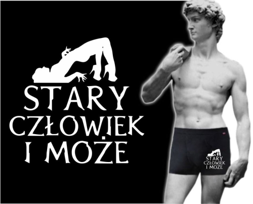 Bokserki męskie STARY CZŁOWIEK I MOŻE