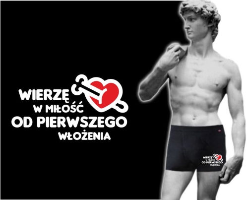 Bokserki męskie MIŁOŚĆ OD PIERWSZEGO WŁOŻENIA
