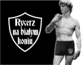 Bokserki męskie RYCERZ NA BIAŁYM KONIU