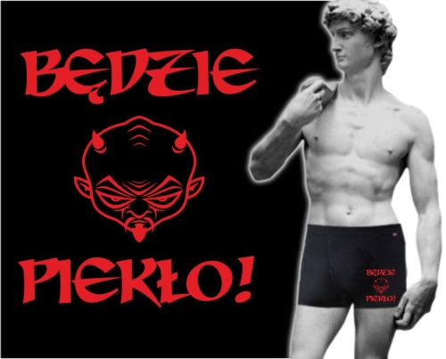 Bokserki męskie BĘDZIE PIEKŁO